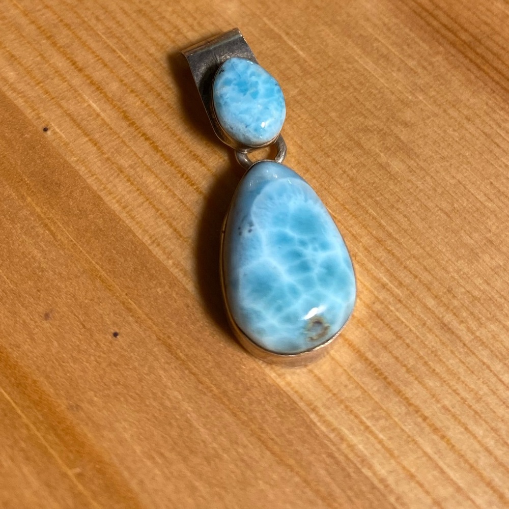 Authentic Larimar Pendant